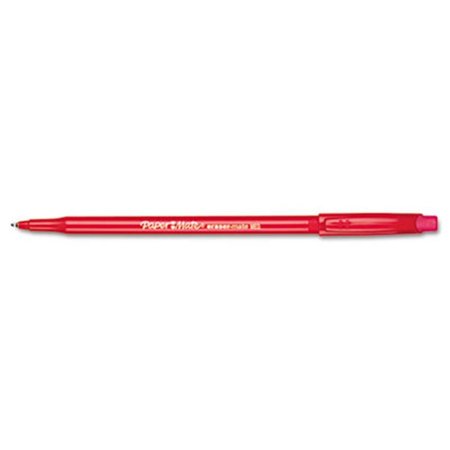 VERTEX Eraser Mate Ballpoint Stick Erasable Pen  Red Ink  Medium  Dozen VE39869